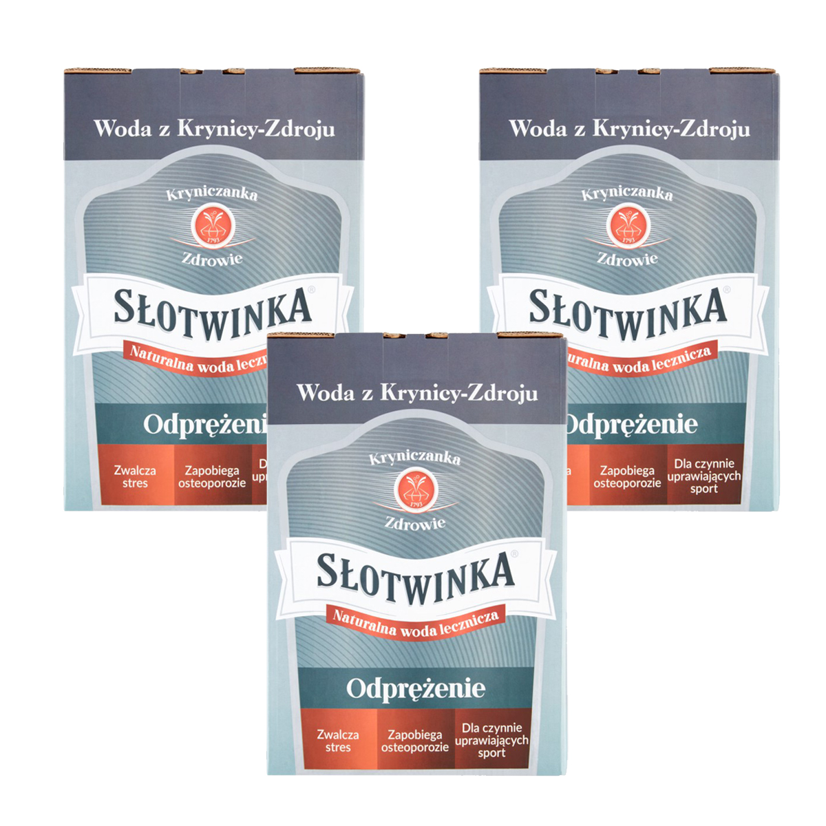 Levně Léčivá voda Słotwinka 3l karton x 3 kusů