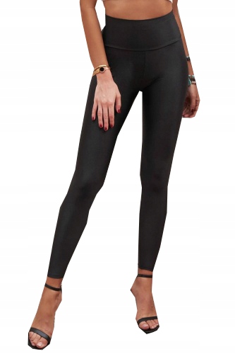 

Legginsy Czarne Połyskujące Wysoki Stan M 38