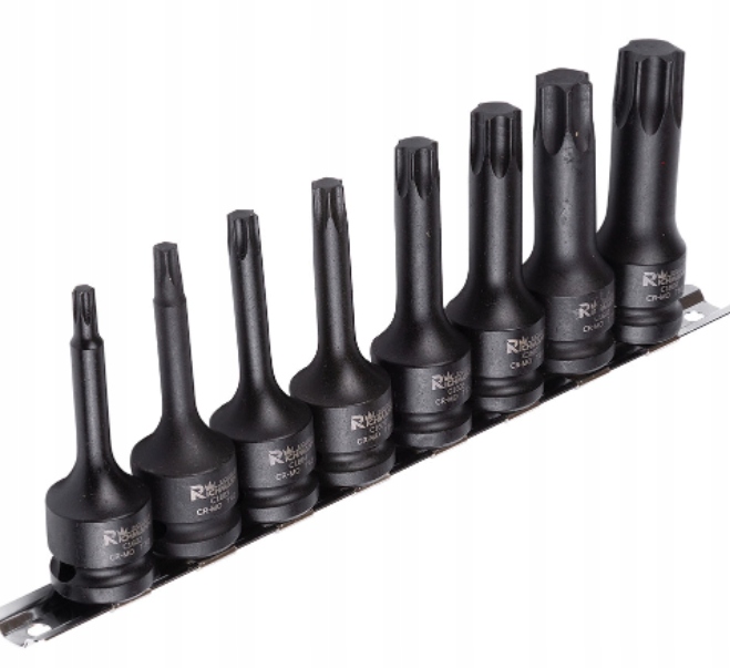 LISTWA UDAROWA TORX T30-T80 78MM 1/2" 8 ELEM.