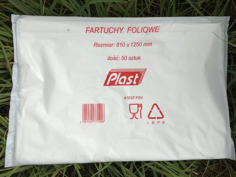 

Fartuch Foliowy jednorazowy przedni 810x1250 50szt