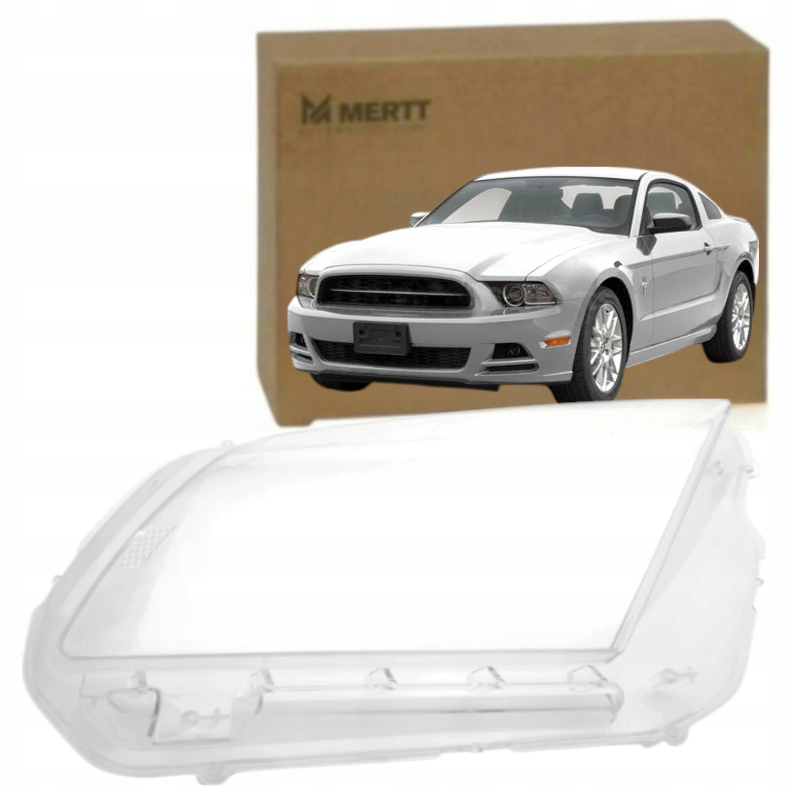 Ford Mustang V 2012-2014 Klosz Pravý sklo světlometu lampa