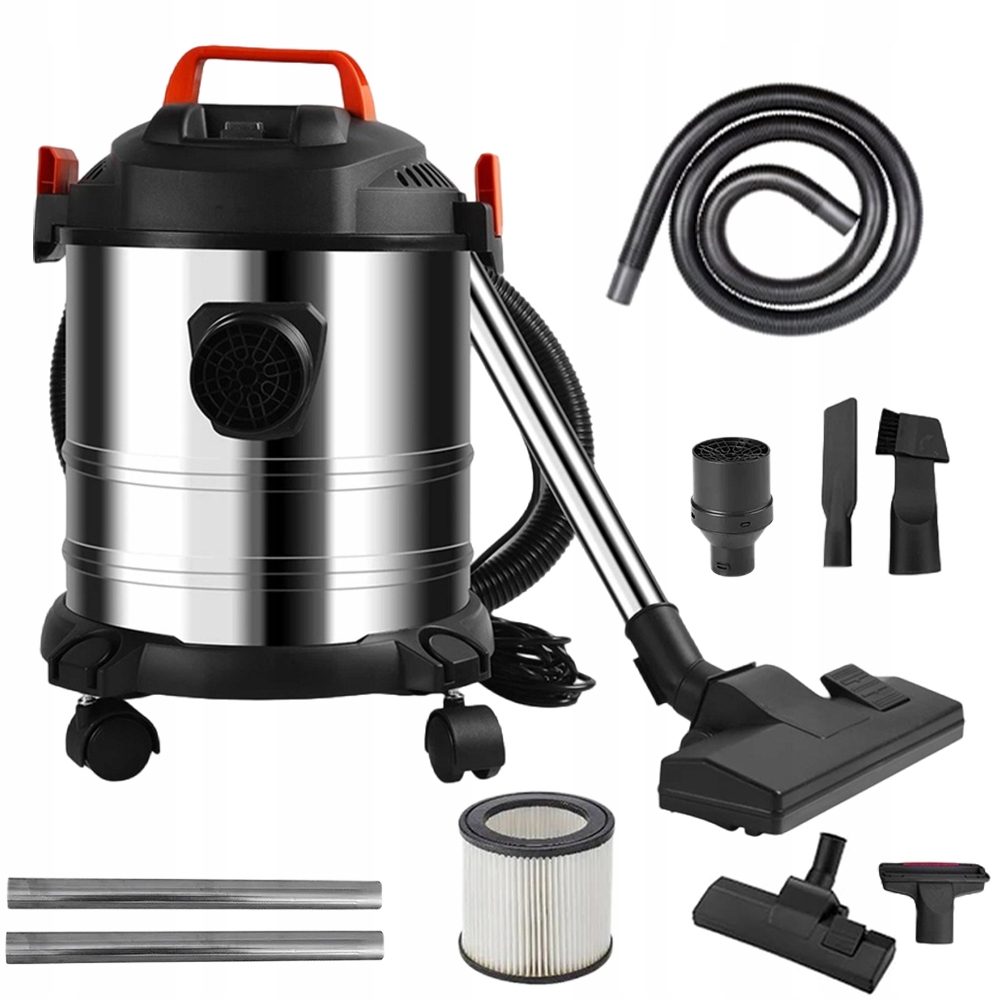 Vysavač Silný S Hadicí 1.5M Pro Mokré A Suché Vysávání