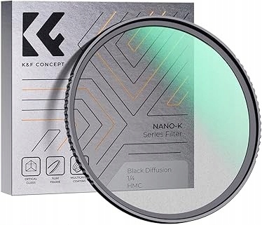Black Diffusion 1/4 K&f Concept 52 m ultra tenké optické sklo