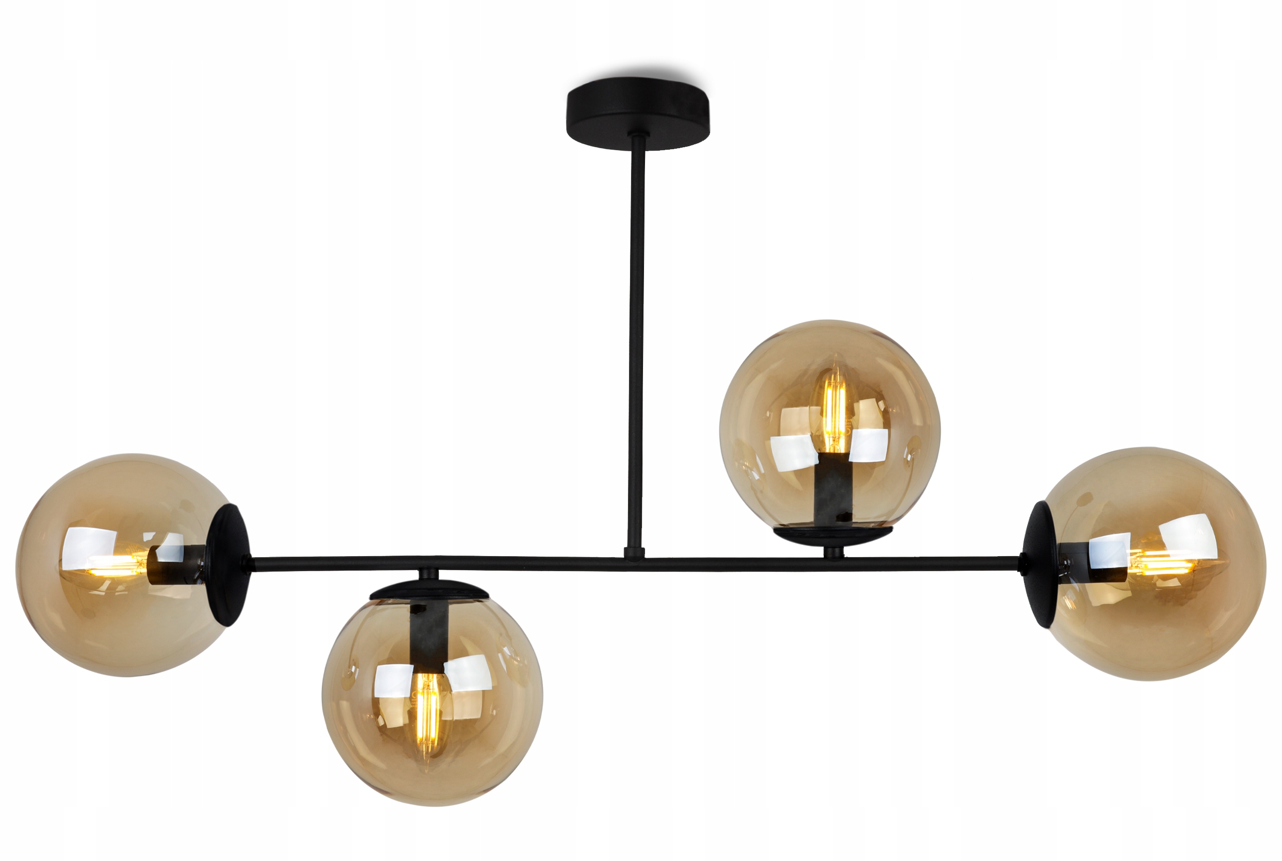 LAMPA WISZĄCA NOWOCZESNA SZKLANE KULE ŻYRANDOL LED