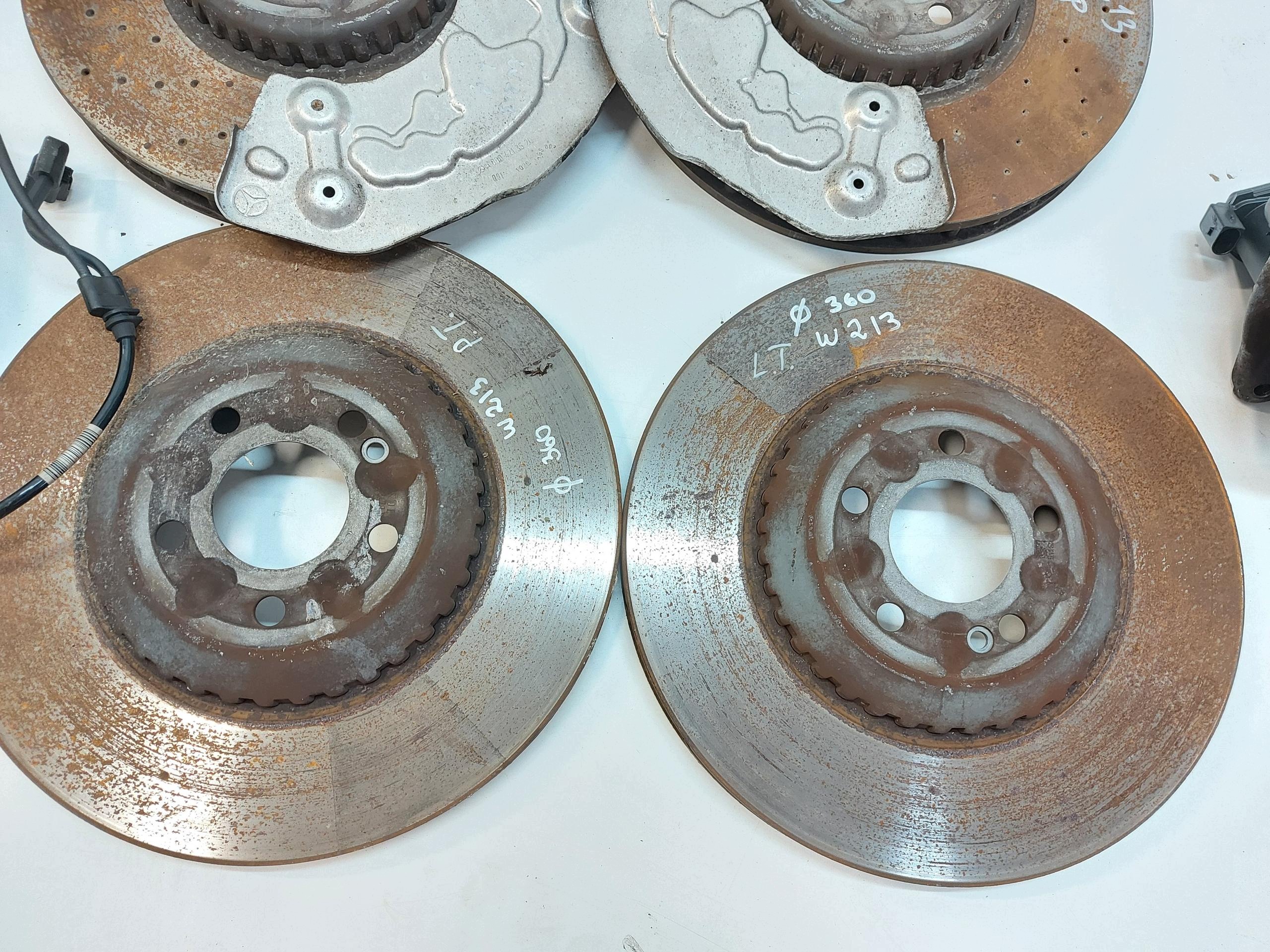 MERCEDES W213 E300de Kombi caliper brake disc front rear part komplet
