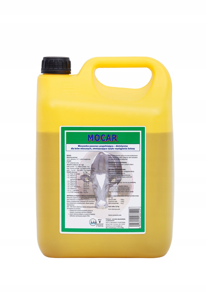 Mocar Mieszanka paszowa dla krów mlecznych na ketozę 5 kg Lab-v Mocar