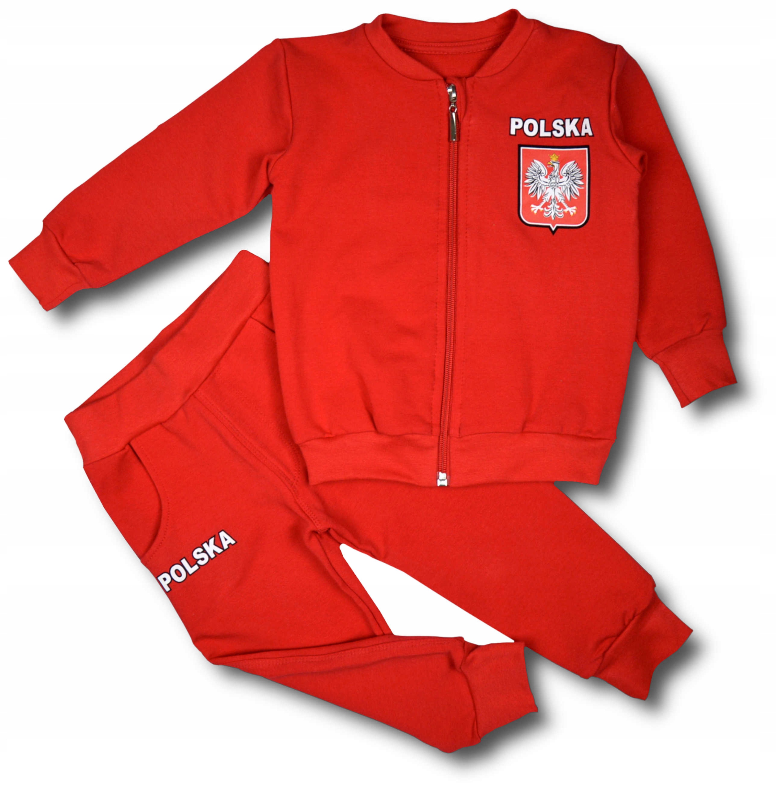 

Czerwony Dres Dziecięcy Polska 80