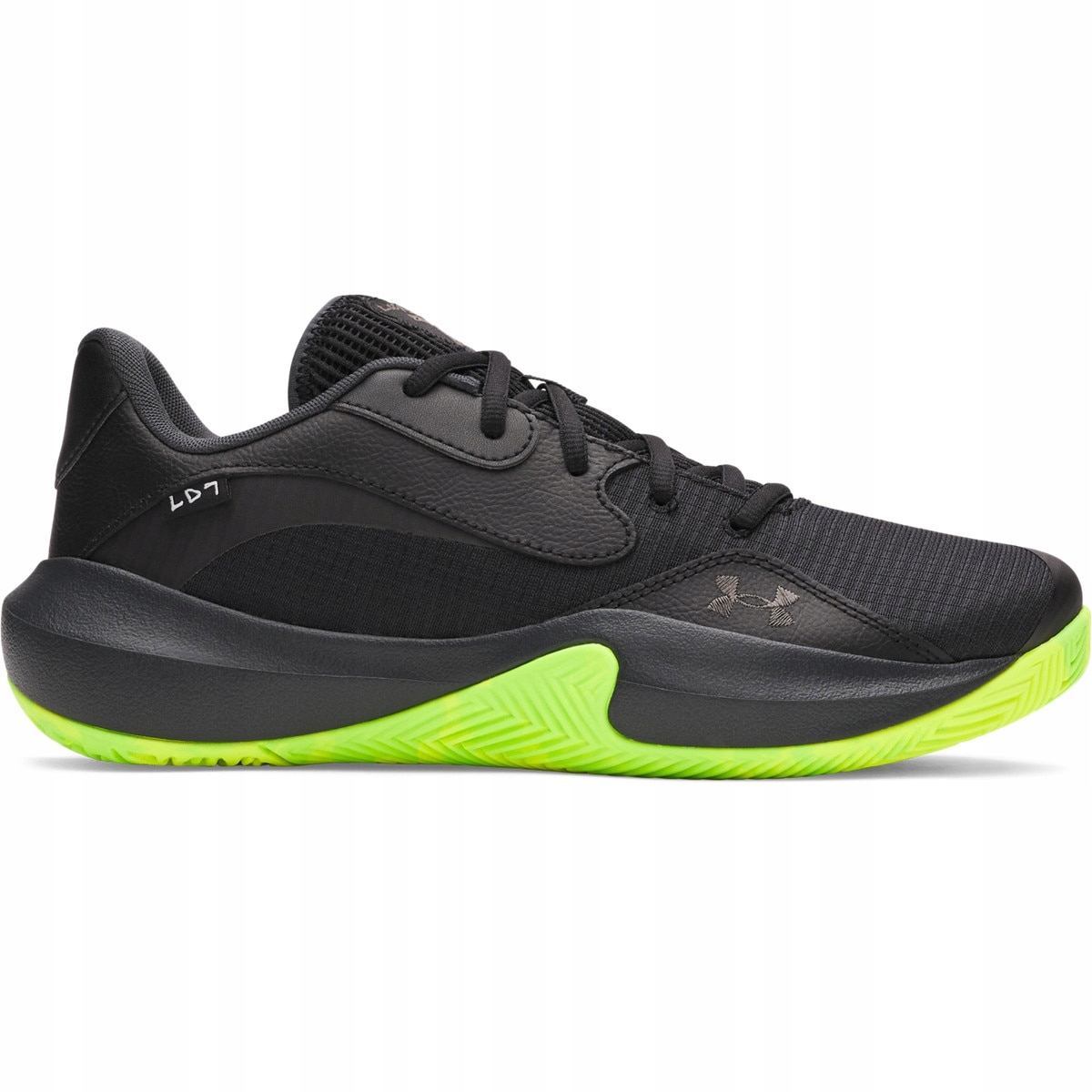 Buty sportowe sneakersy koszykówka Under Armour Lockdown 7 Low czarne 40