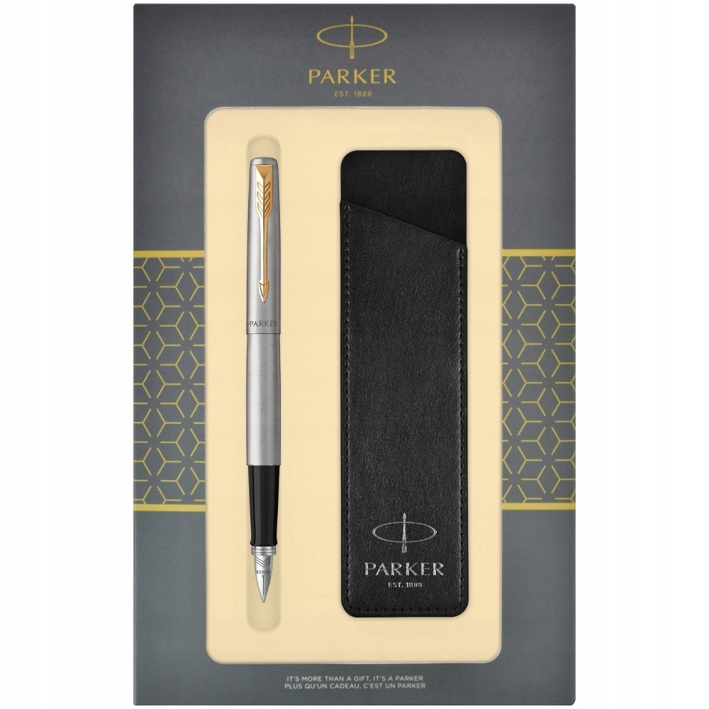 Pióro Wieczne Jotter Stalowy Gt Etui Set Parker