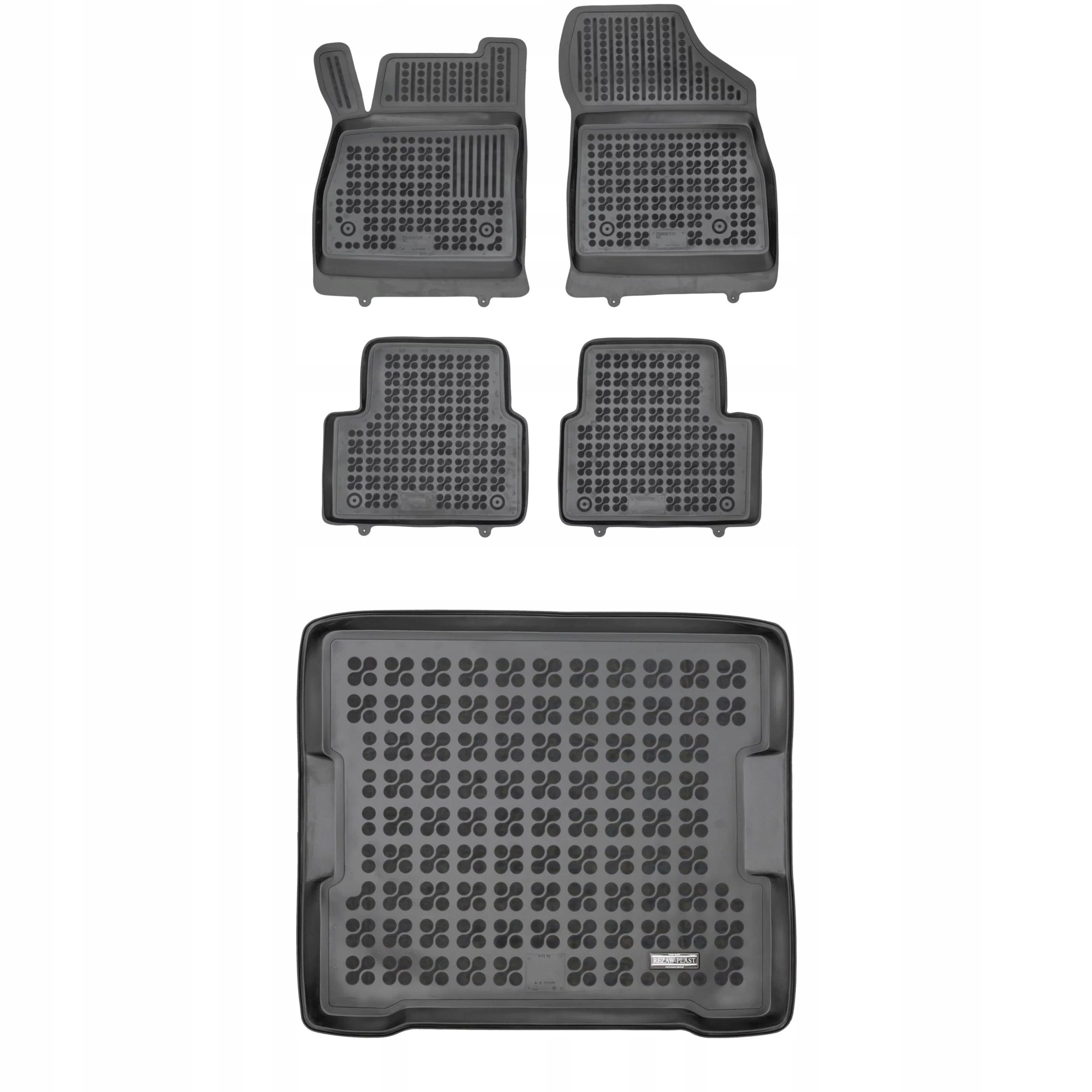 Gumowy zestaw dywaniki i mata Opel Astra V K 2015-2021 Hatchback górna podł