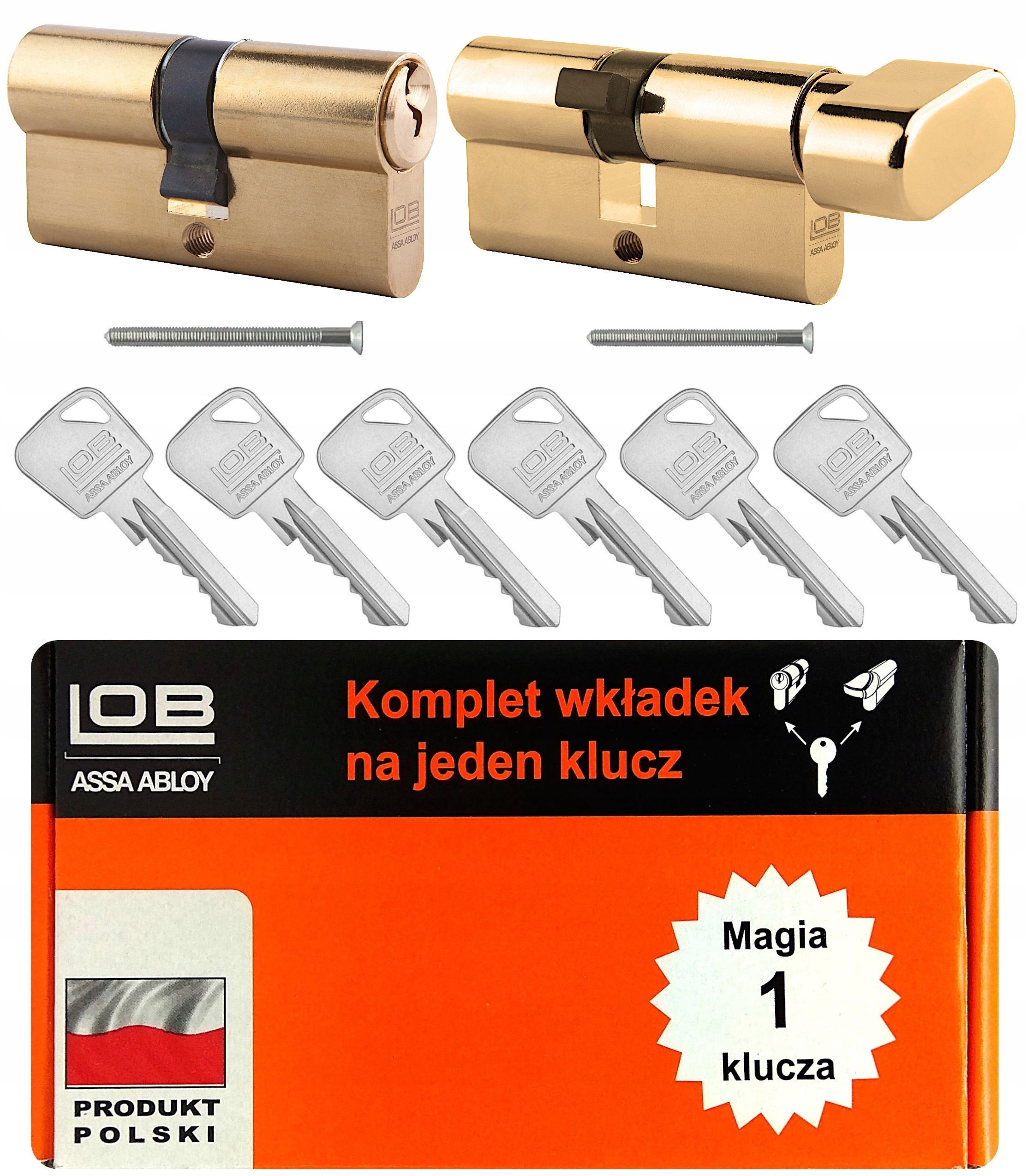 sada vložek Lob Ares Duo 30/40+30/40G mosaz