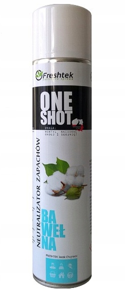 

Freshtek Neutralizator zapachów One Shot Bawełna