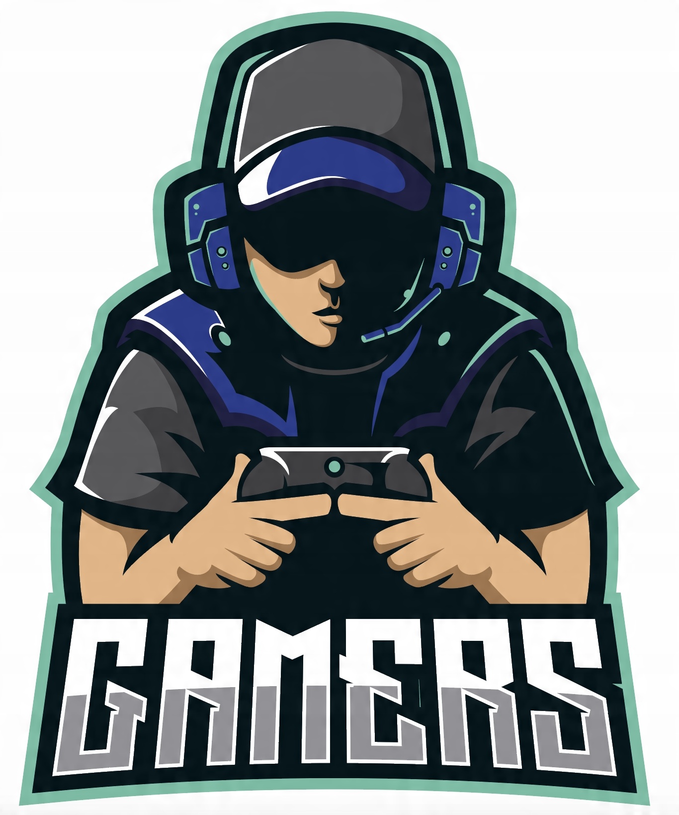 

Naklejka Na Ścianę Gamers dla gracza eco