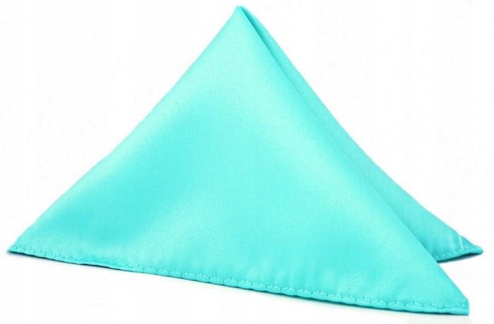 POSZETKA TURKUSOWA CHUSTECZKA DO MARYNARKI wzory Marka inna