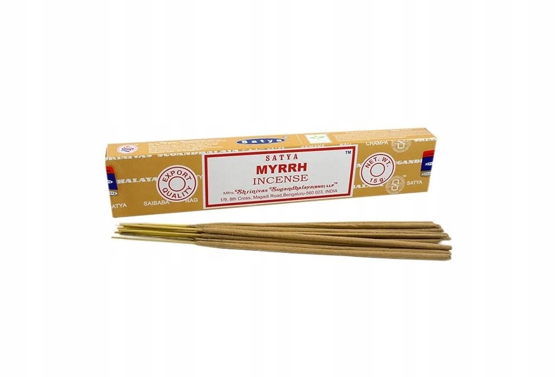 

Kadzidła Myrrh (Mirra) 15g Satya Oczyszczające