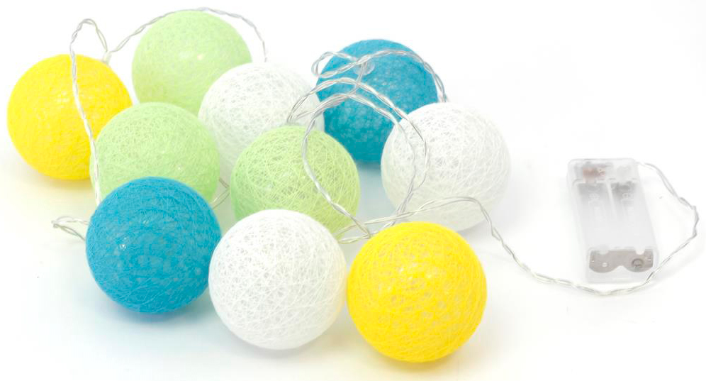 

Lampki Balls Deco świecące kule 10szt Led 6cm
