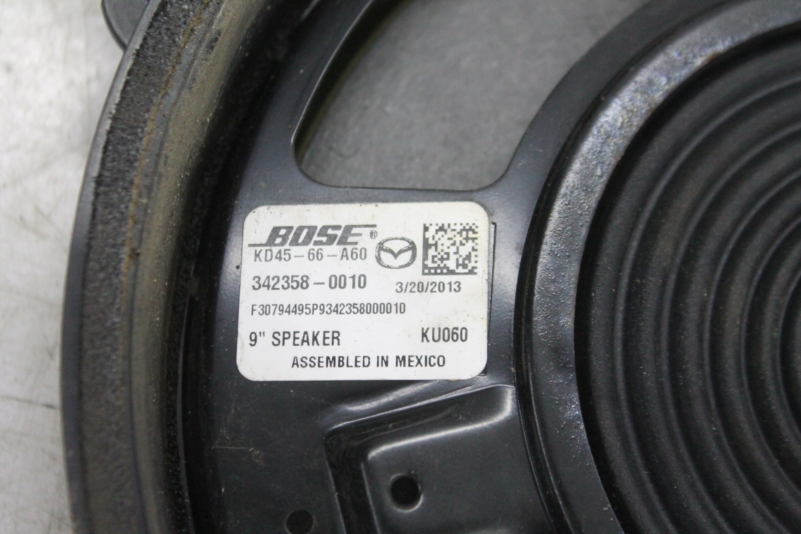 speaker amplifier running board BOSE MAZDA 6 GJ 12-17