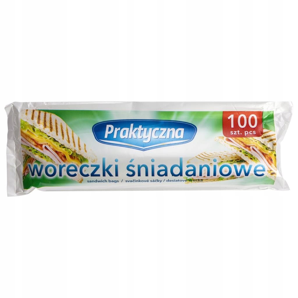 

Woreczki Śniadaniowe Praktyczna 100szt na kanapki