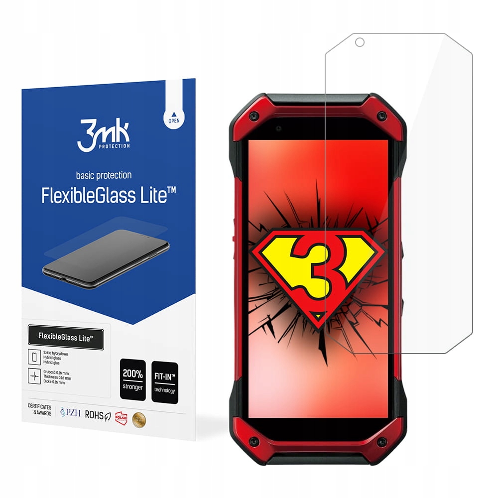 

Niepękające szkło folia do Kyocera Torque 5G 3mk