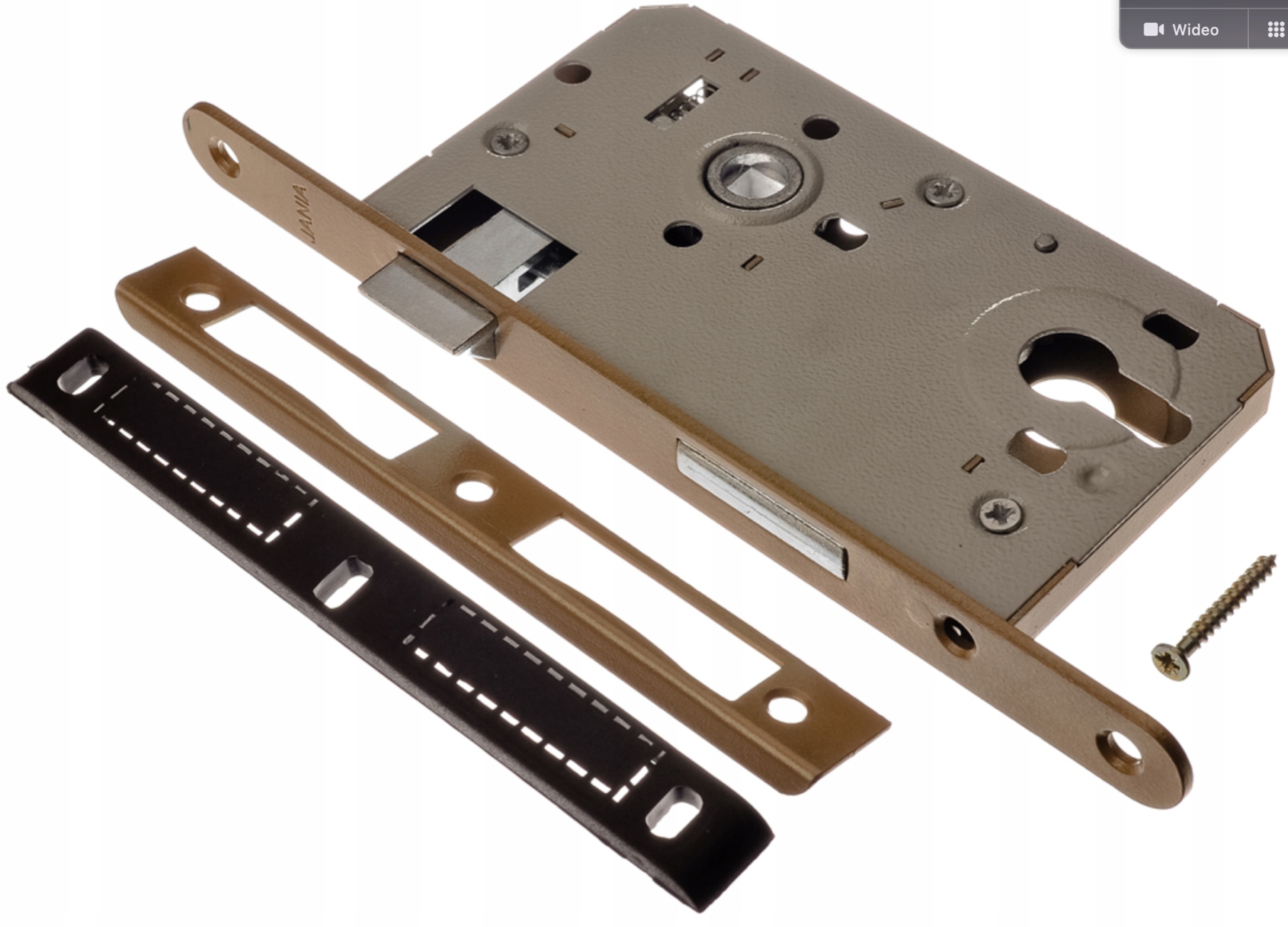 ZAMEK WPUSZCZANY DO DRZWI 72/55 NA WKŁADKĘ PRAWY