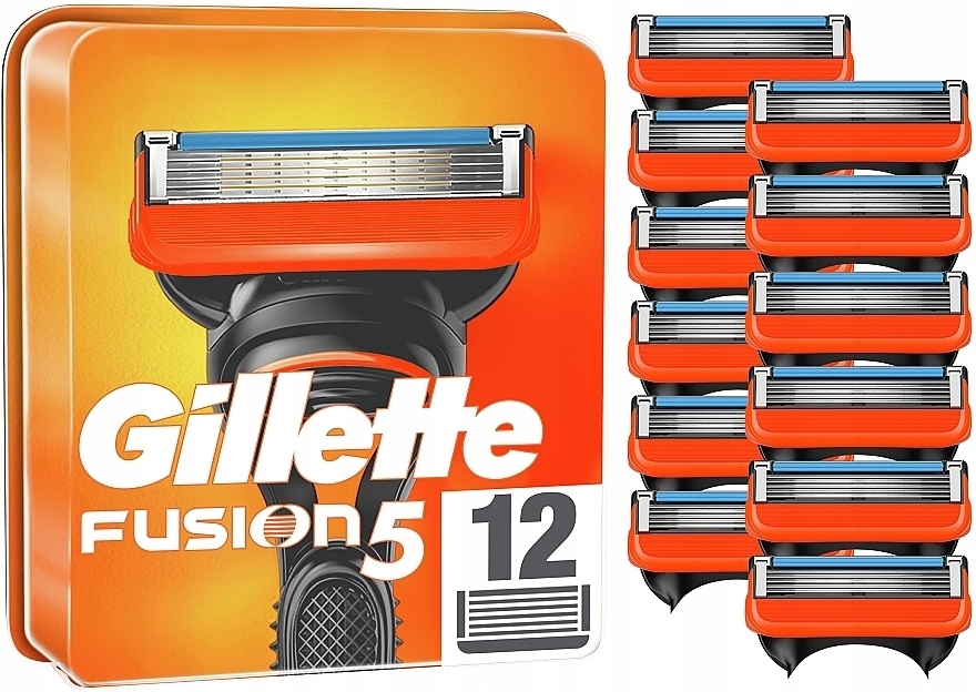 Gillette Fusion5 Fusion náhradní břity pro holicí strojek 12 Ks