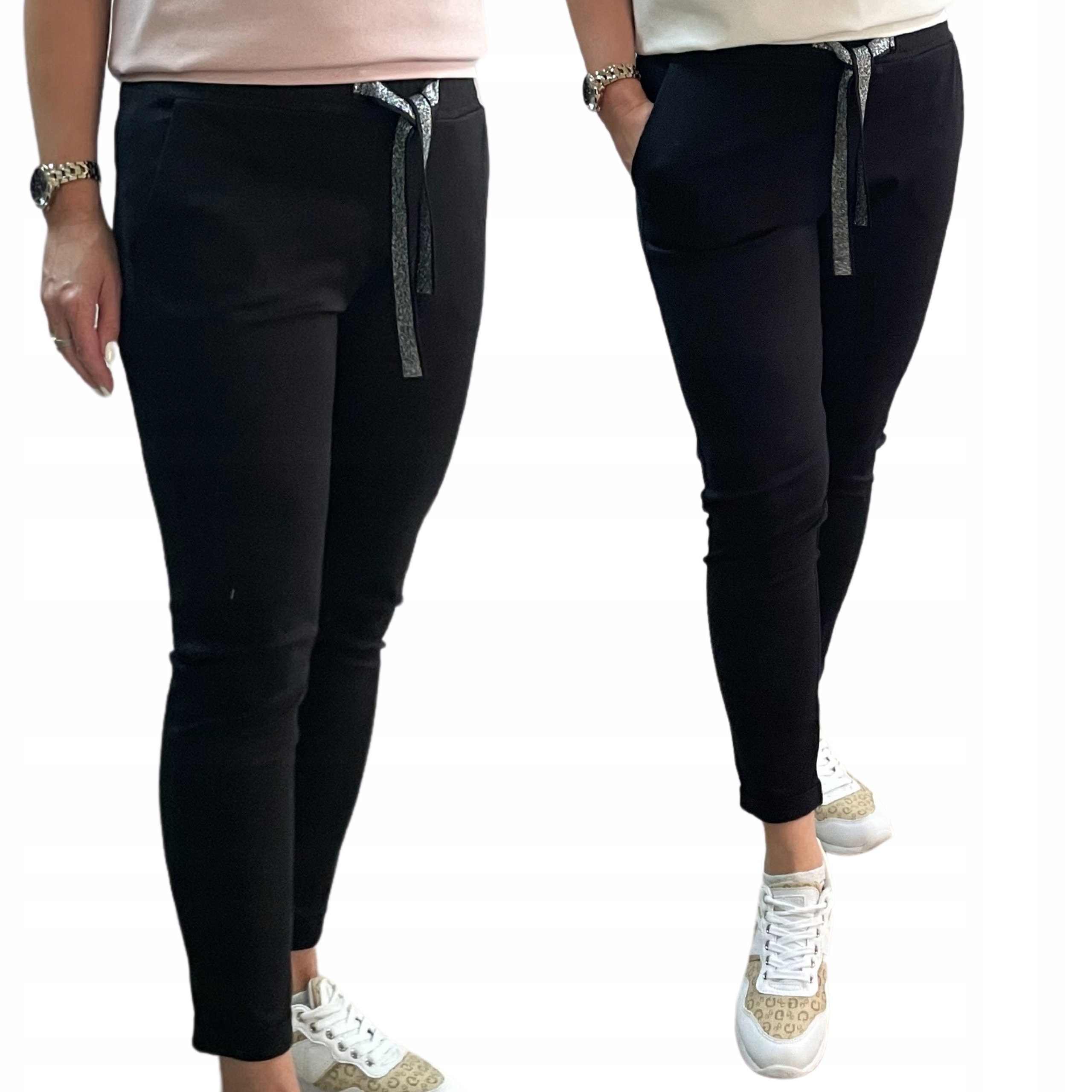 DS1 Spodnie 7/8 Czarne R.m