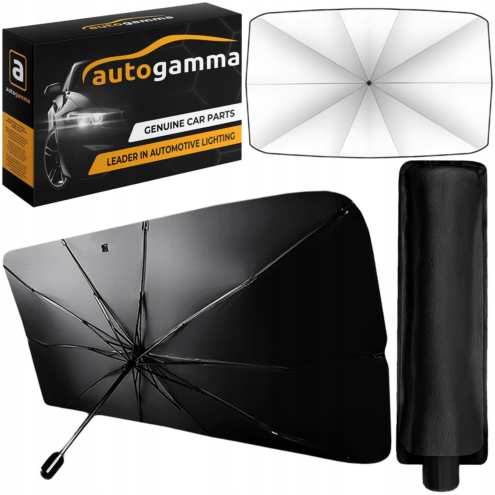 Osłona Przeciwsłoneczna do Auta Parasol na Przednią Szybę Roleta 140x77cm