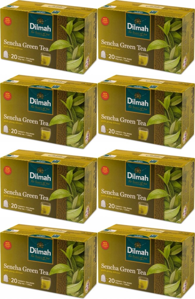 Herbata zielona w torebkach Dilmah Sencha 20szt x8