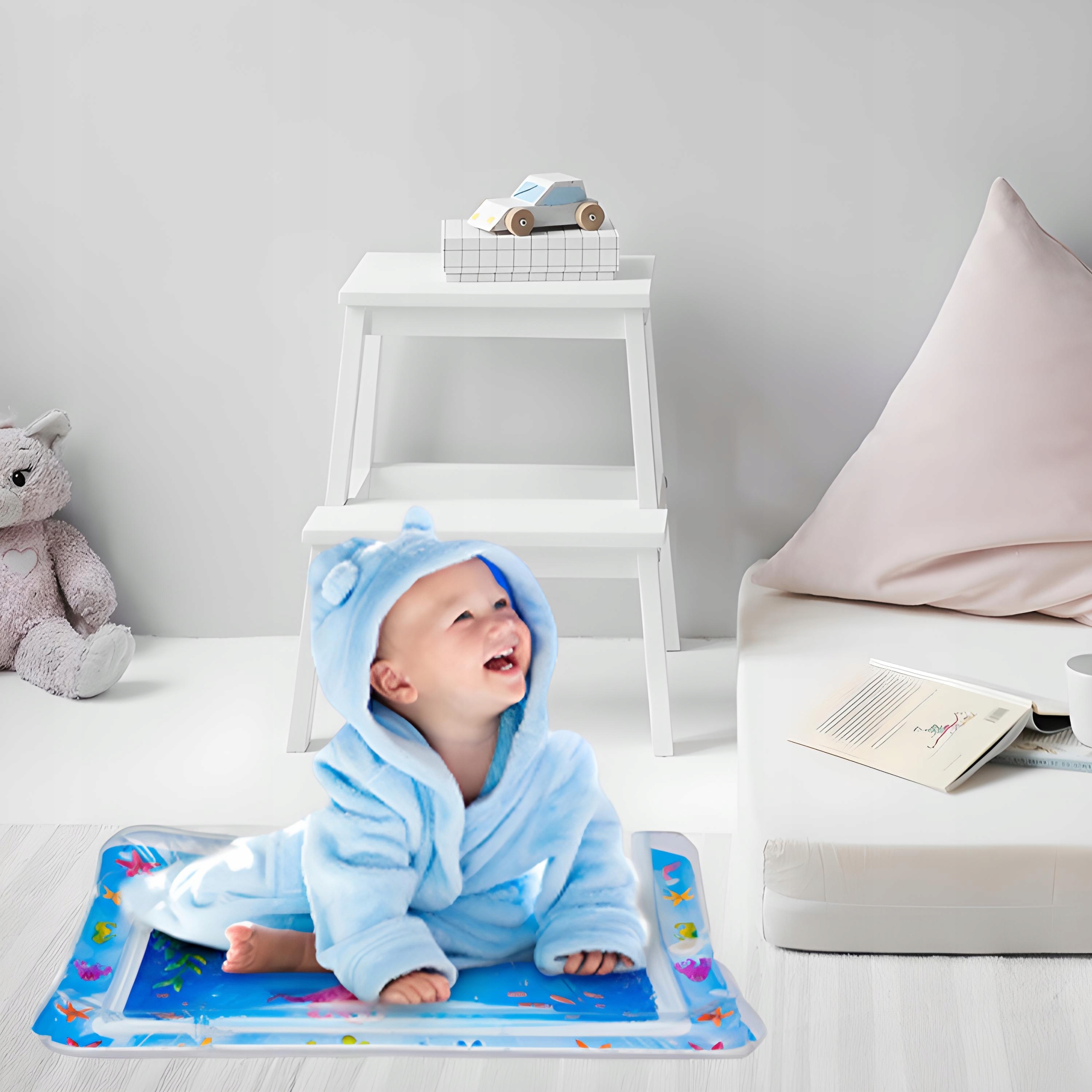 DMUCHANA MATA WODNA SENSORYCZNA DLA NIEMOWLĄT XXL Szerokość produktu 66 cm