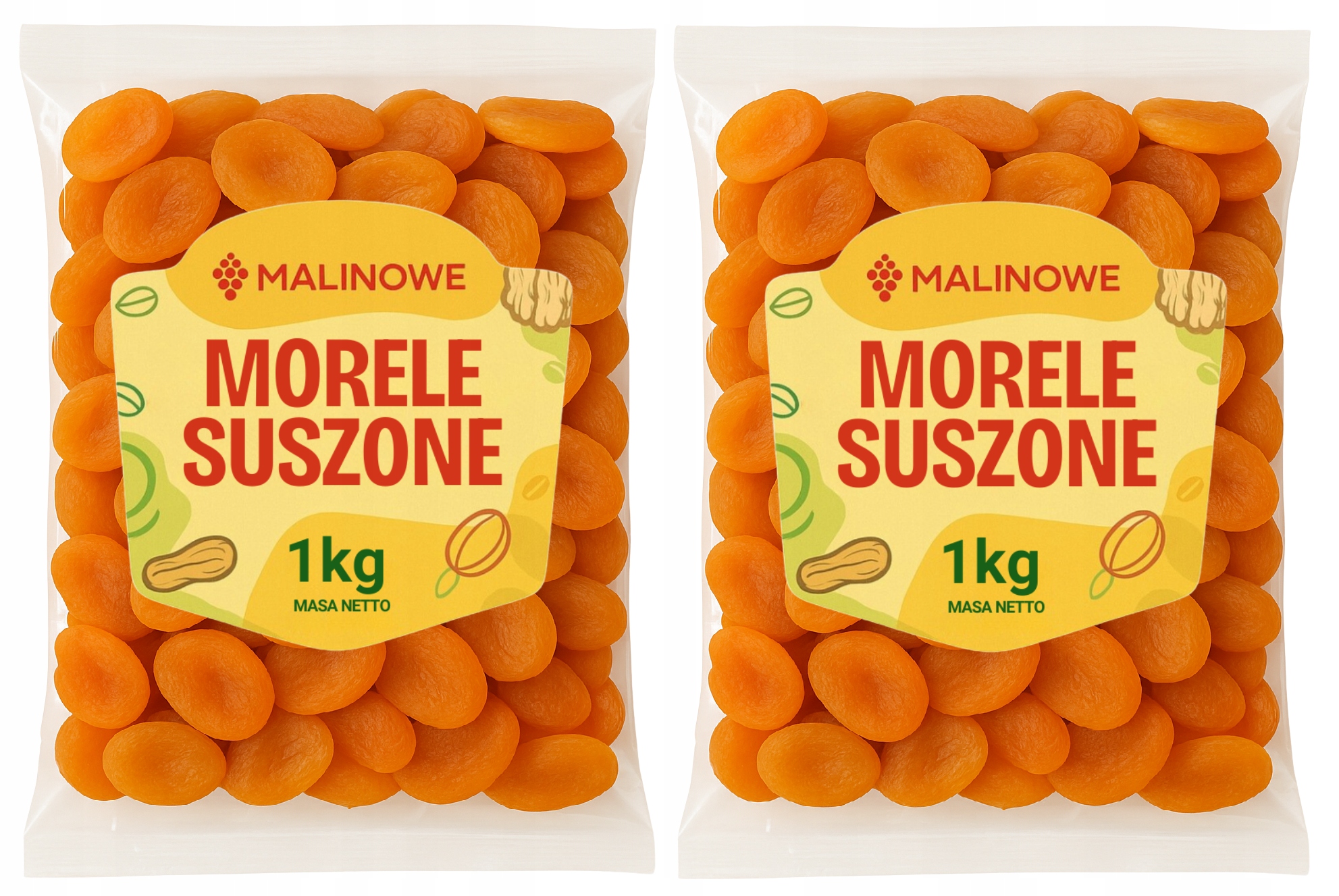 Levně Sušené Meruňky 2X1kg Zlaté Lahodné Bez Bez Pecek