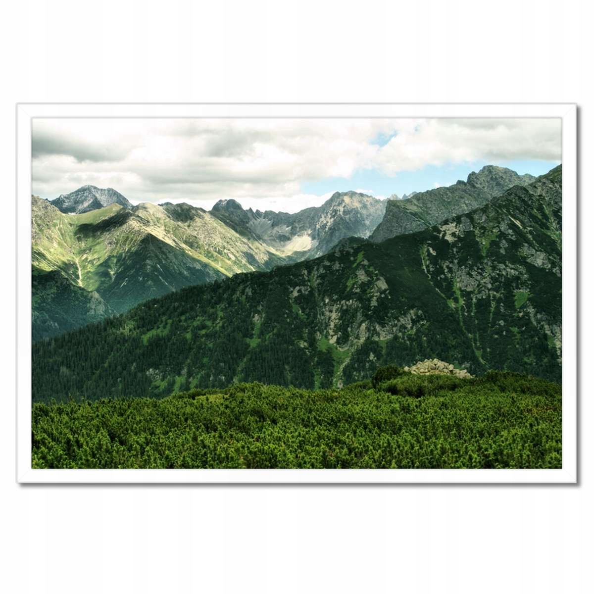 Plakáty v rámu 60x40 Tatry Polské hory Pohled