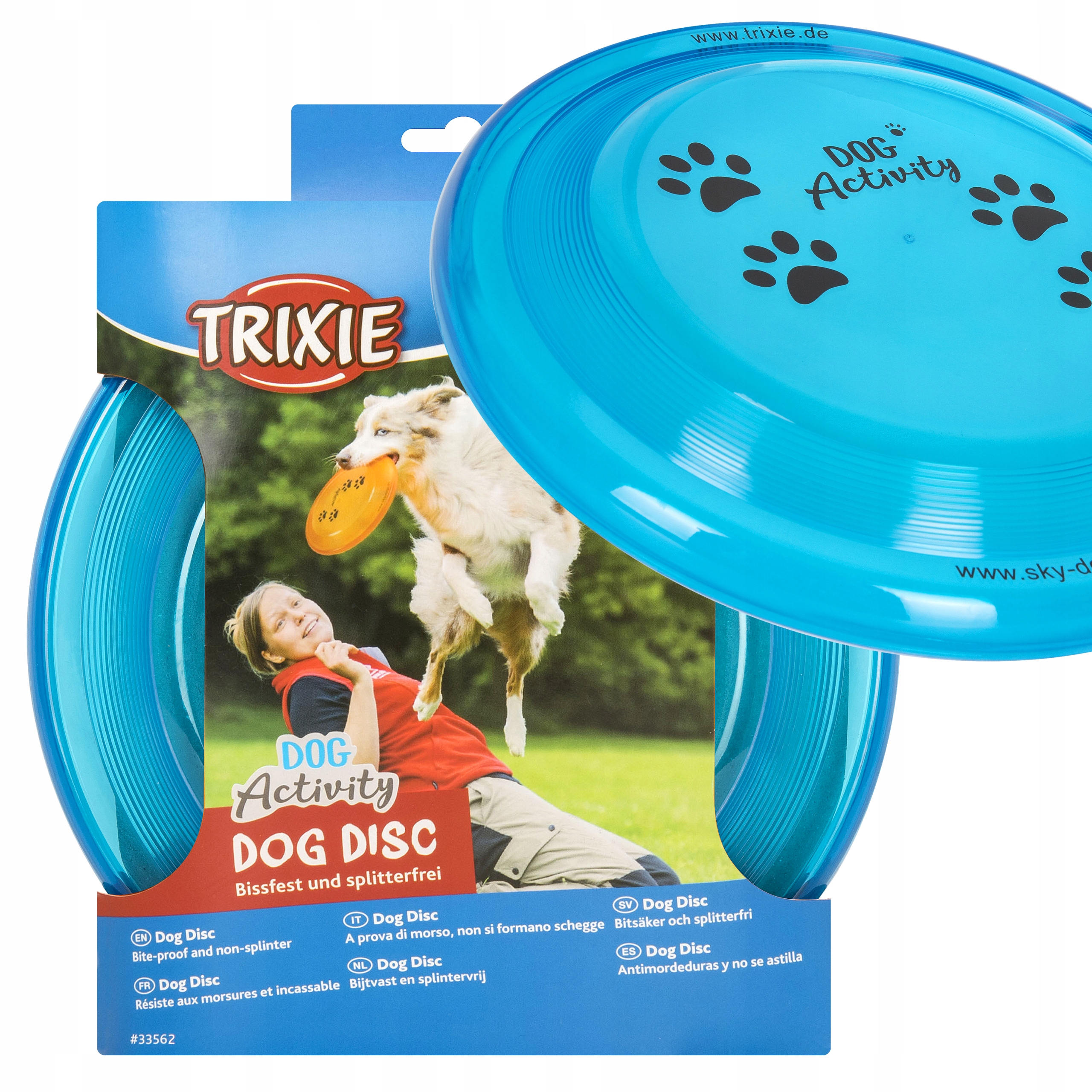 

Latający Dysk Frisbee Zabawka Gryzak Dla Psa Aport