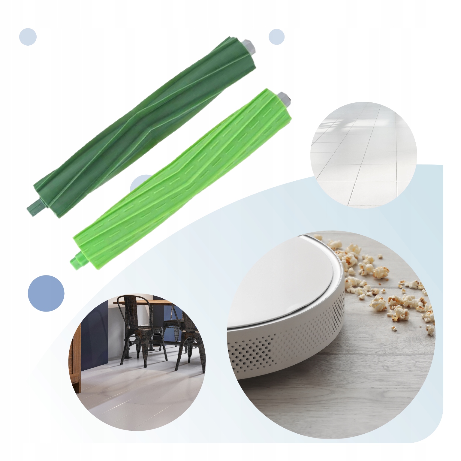 Szczotki główne do iRobot Roomba E5 E6 E7 I7 i3+ i4+ i6+ i8+ i7+ j7 combo Marka Litago