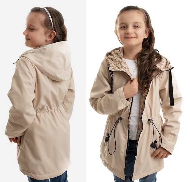 KURTKA PARKA WIOSENNA dziewczęca r.134 cm