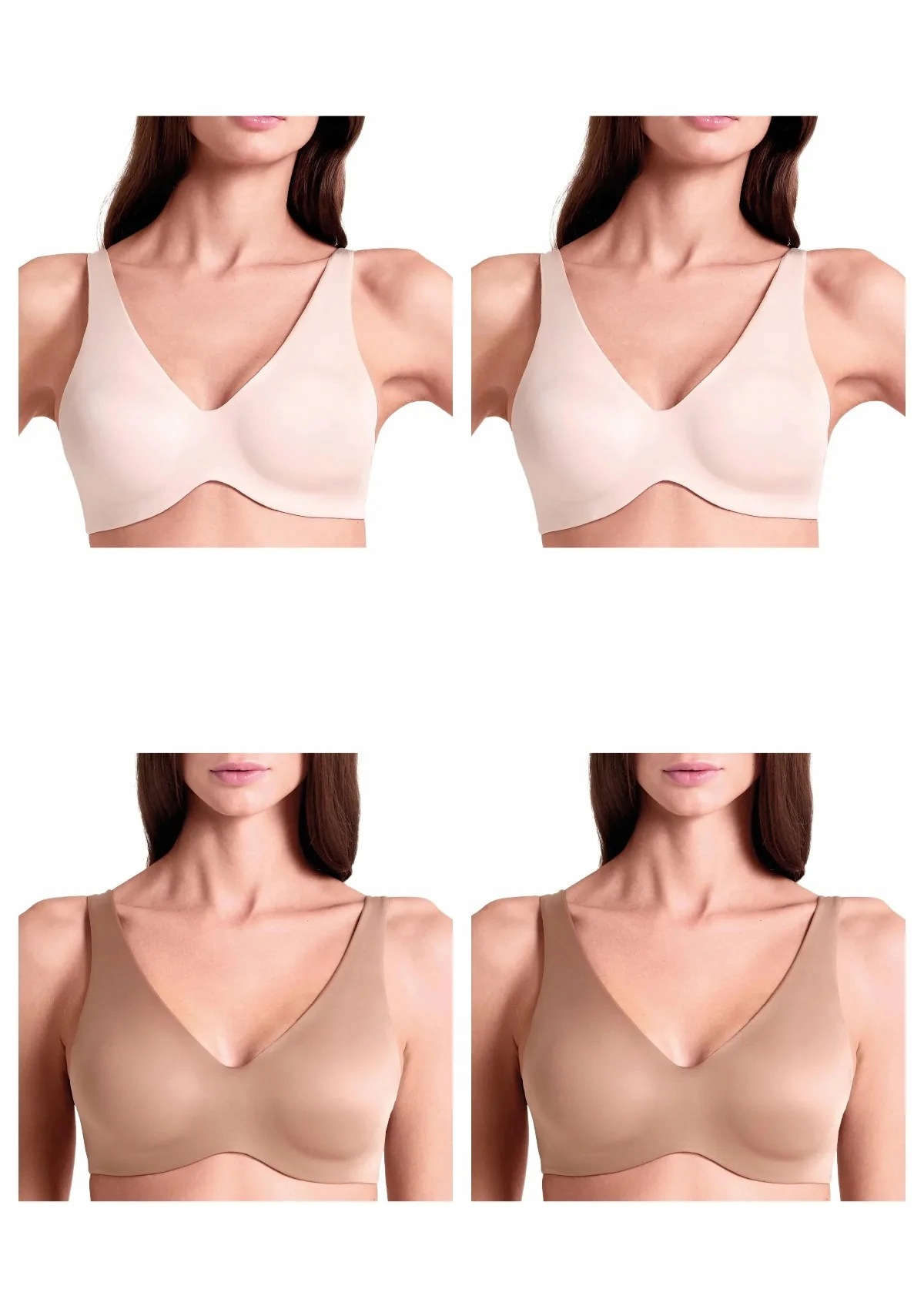 Lormar Ultra podprsenka 4 ks 2x talco 2x hnědá 70C