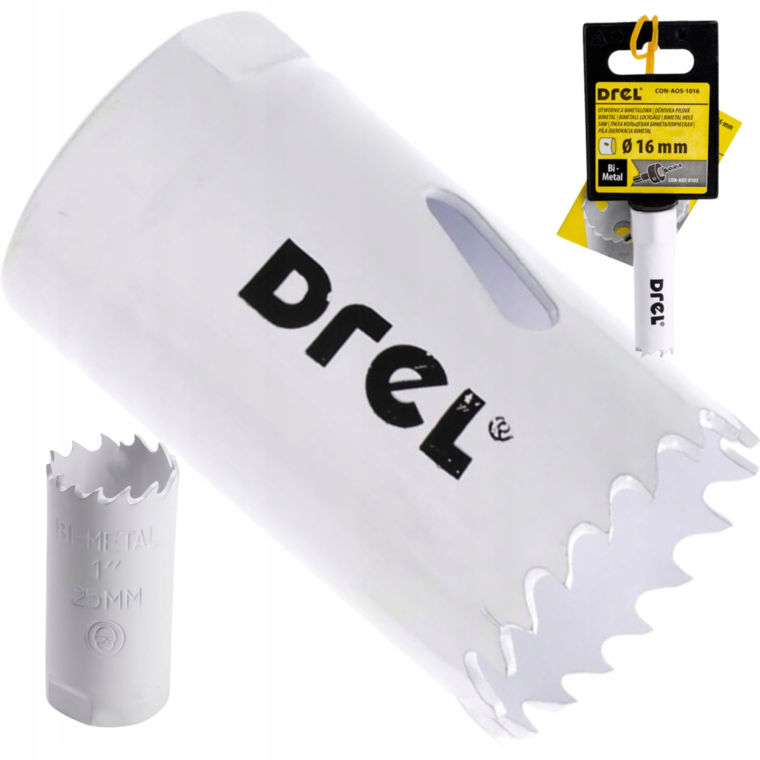 OTWORNICA KORONKA BIMETAL DO DREWNA METALU 16 mm