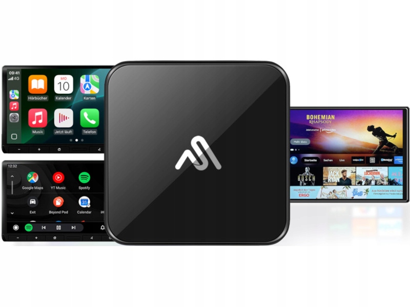 Adapter Autosky CPHM-2 Bezprzewodowy CarPlay Android Auto Czarny