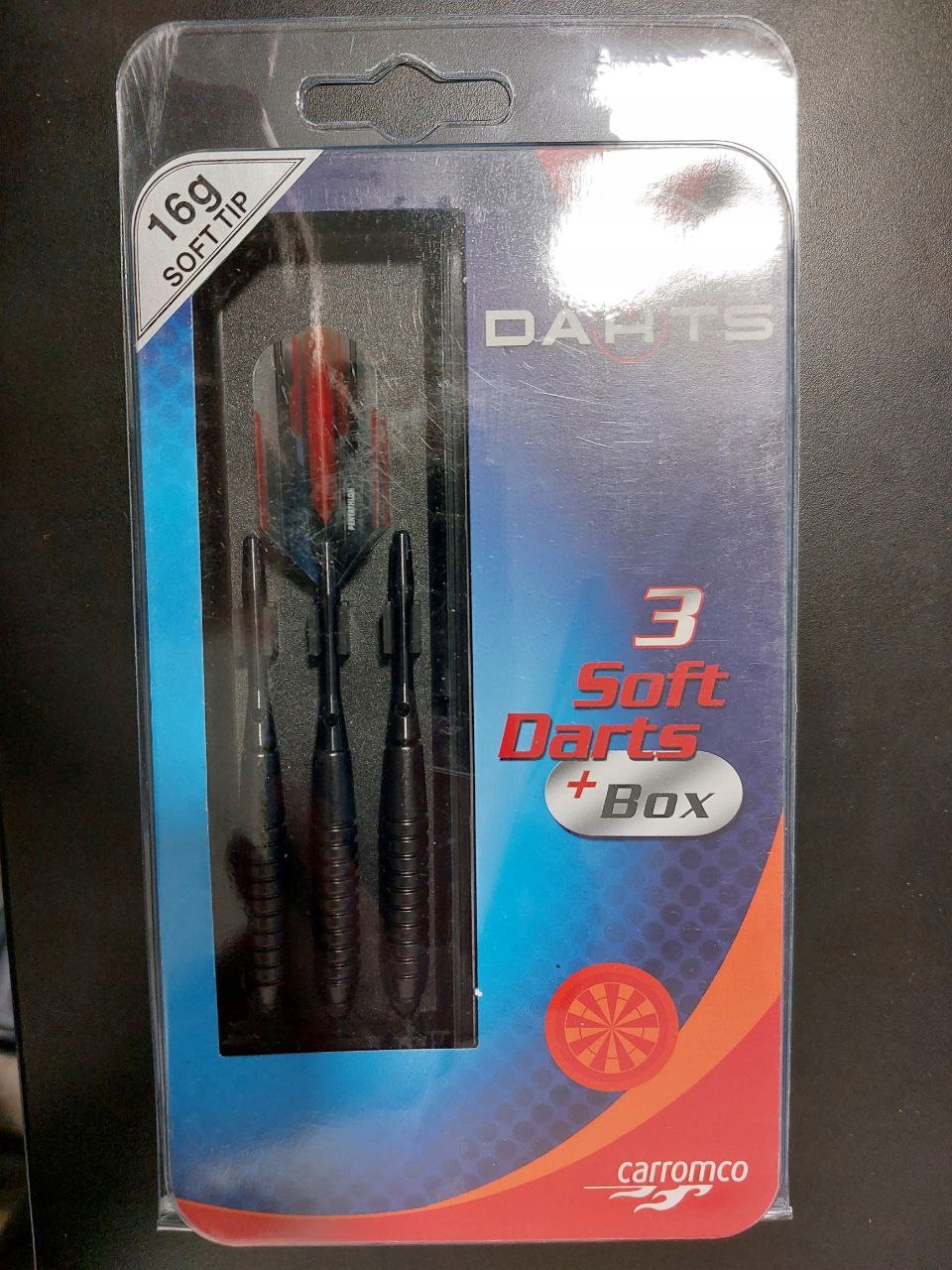 Carrromco 3 Soft dart set Shadown, 87741, 16g + box