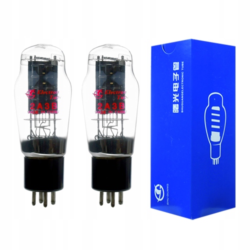 Elektronická lampa 2A3B Shuguang Trioda výkon – 2 ks – zvolená dvojica