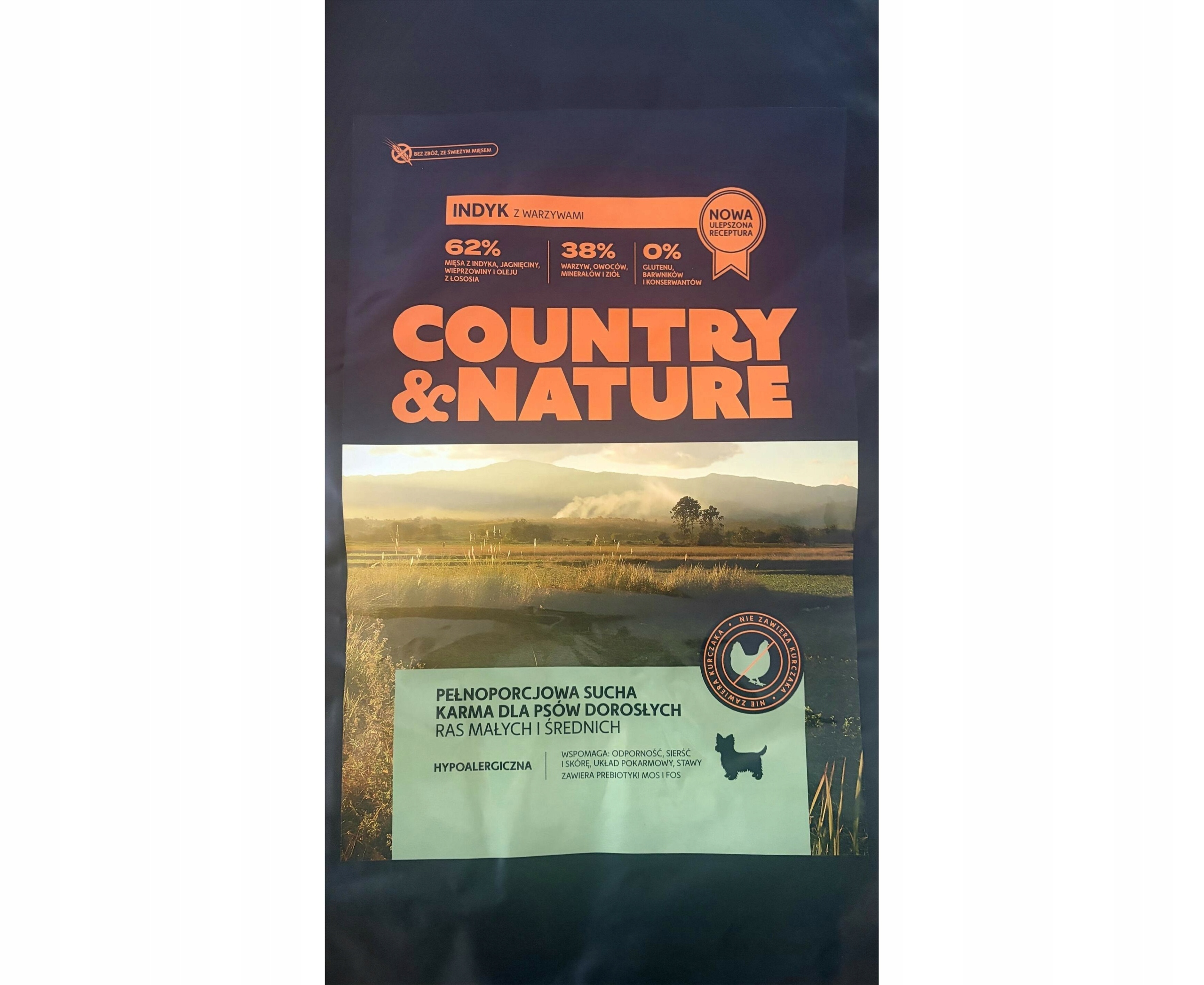 Country&Nature Indyk z Warzywami 9 kg