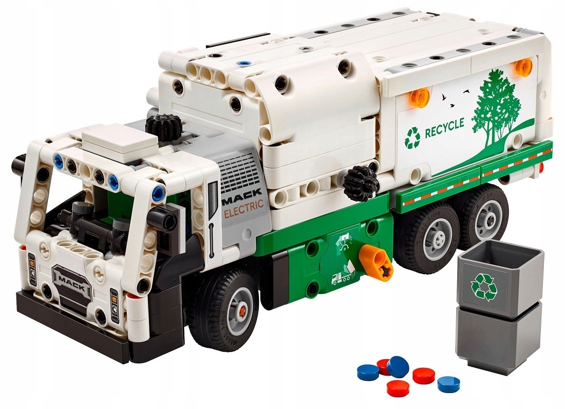 503 ele stavebnice Lego Technic Mack Lr Elektrický Popelářský Vůz 42167