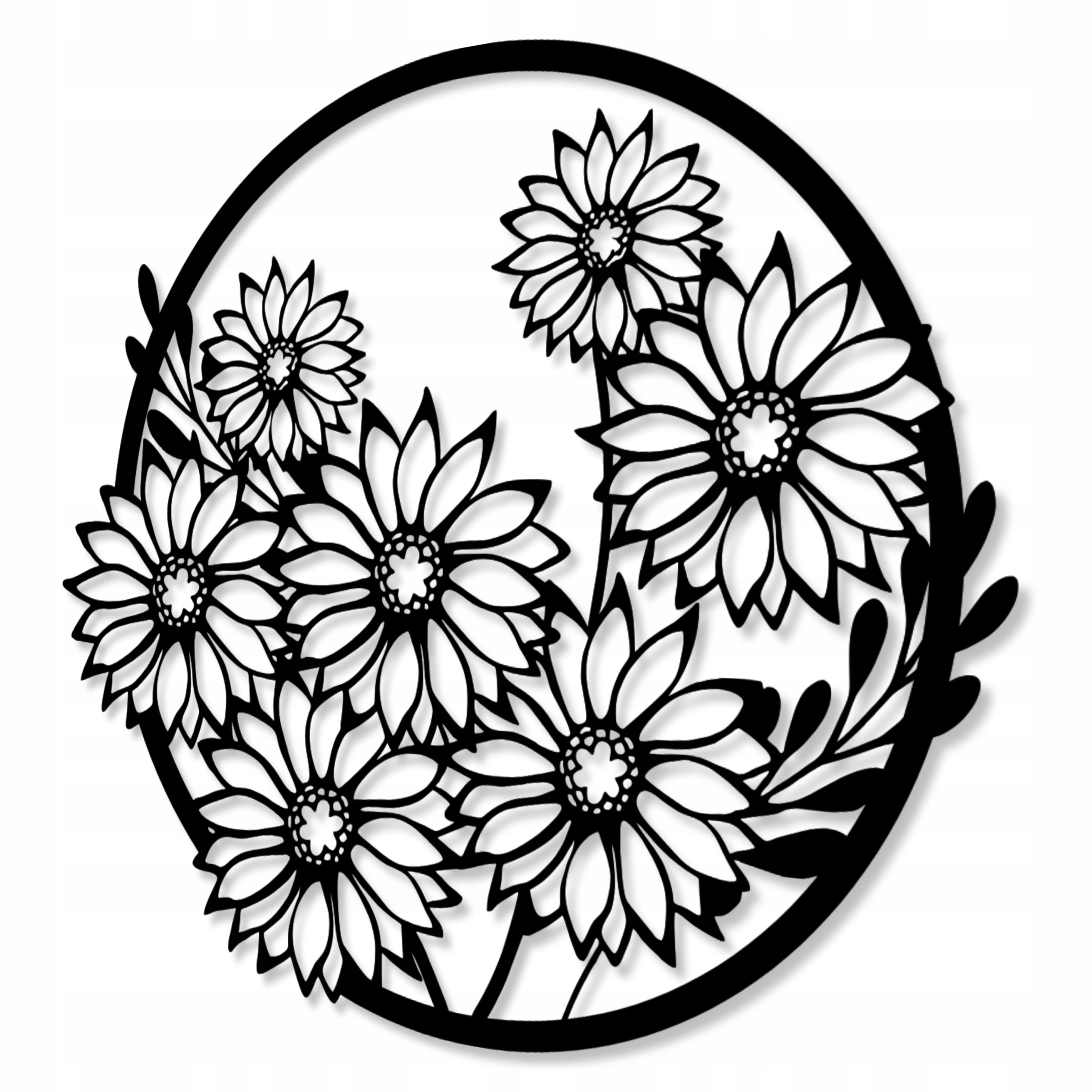 

Obraz Ażurowy Kwiaty Dekoracja Ścienna Z Kwatami