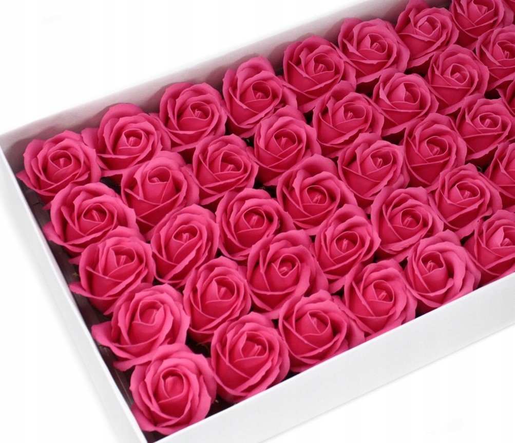 AwGifts Mydlana Róża w Kolorze Różanym ROSE_1/2 BOXU 25 sztuk
