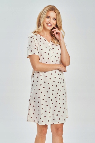 Košile Taro 3529 Nita Ss26 01 XL (42) hnědá