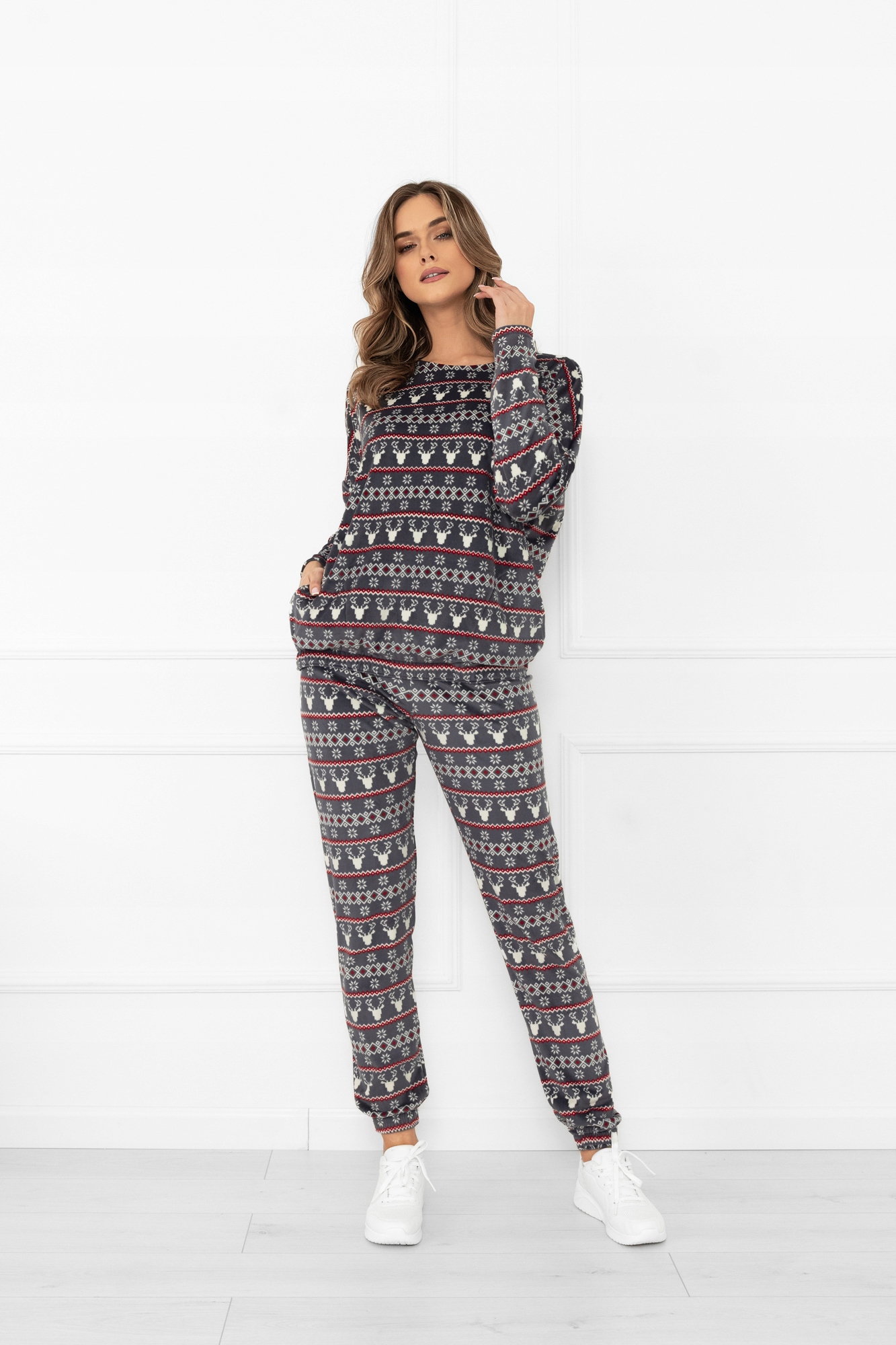 Dámský komplet s dlouhým rukávem a dlouhými kalhotami Navara S