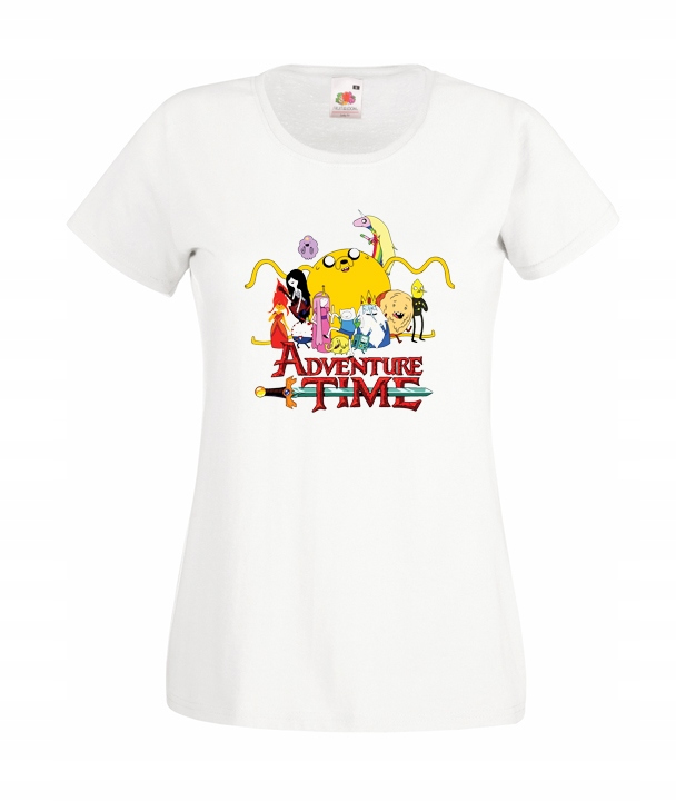 

L Koszulka Damska Adventure Time Przygoda Wzór