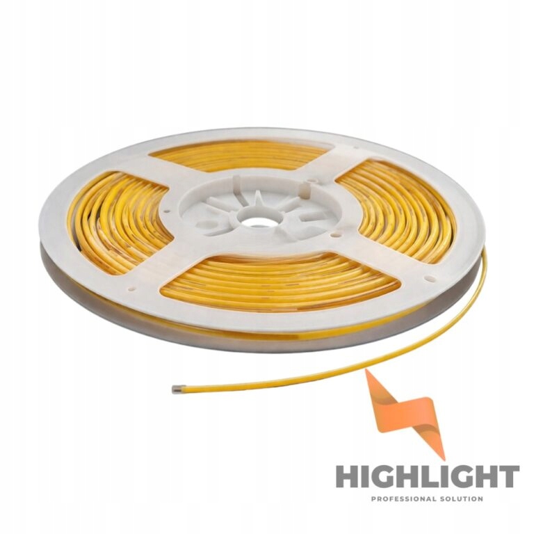 10 m Led pásik Cob 24V 4W Ultra Slim 3 mm Highlight Biela Studená 6000K Úzka