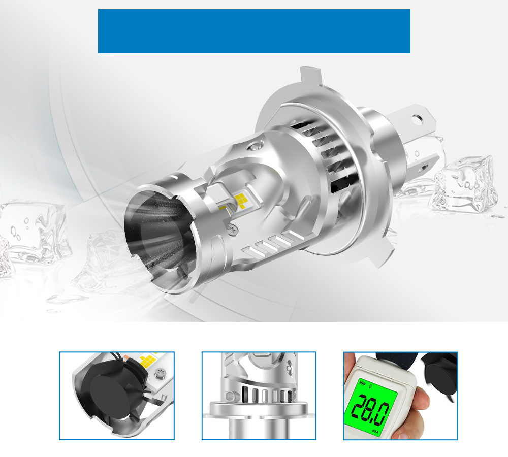 ULTRA MOCNE ŻARÓWKI LED H4 RETRIFY EAGLE PRO BEZ ADAPTERÓW 1:1 PLUG&PLAY Model AUTOLED24 RETRIFY PRO EAGLE E11 H4