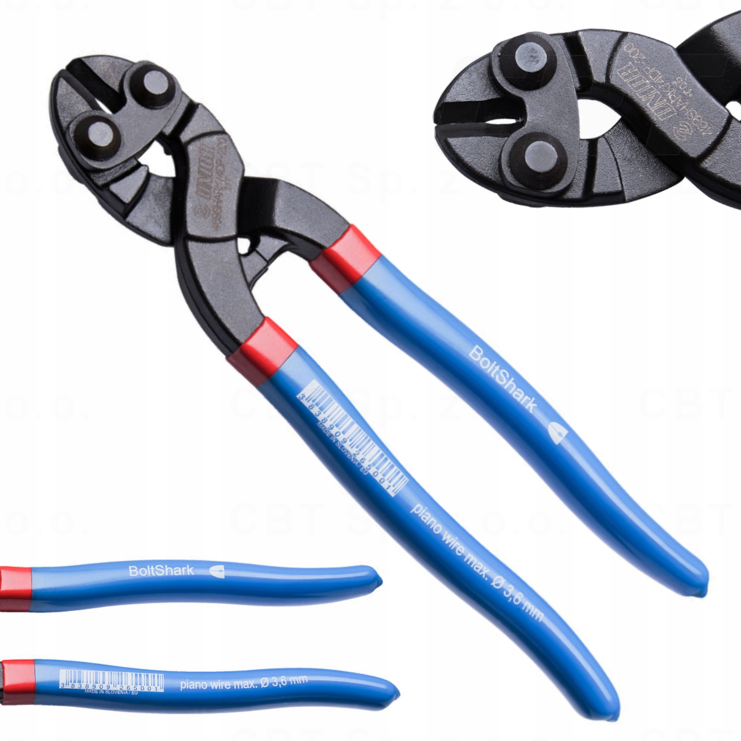 Štípací Kleště S Drážkou 200 MM Boltshark, Kleště Na Dráty, Hřebíky