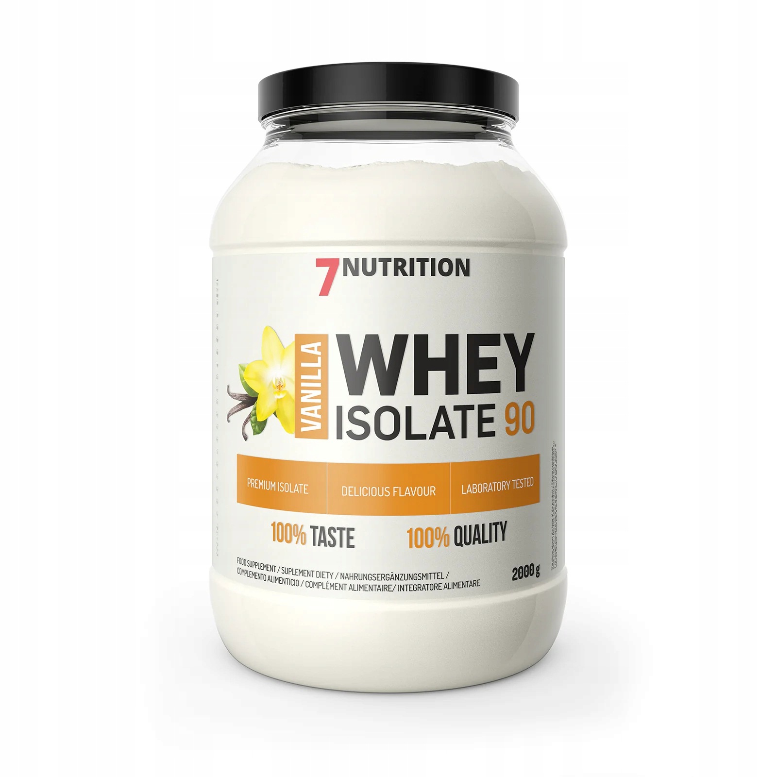 7Nutrition Syrovátkový izolát 90 2kg Vanilka.